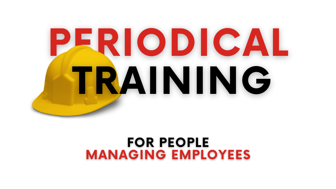 On-line health and safety training for people managing employees in English