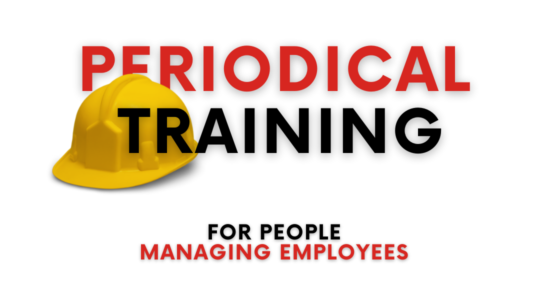 On-line health and safety training for people managing employees in English